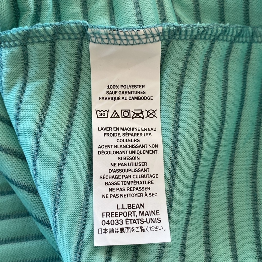 L.L Bean Women's Teal Airlight Knit Pullover Shacket. - Picture 11 of 12